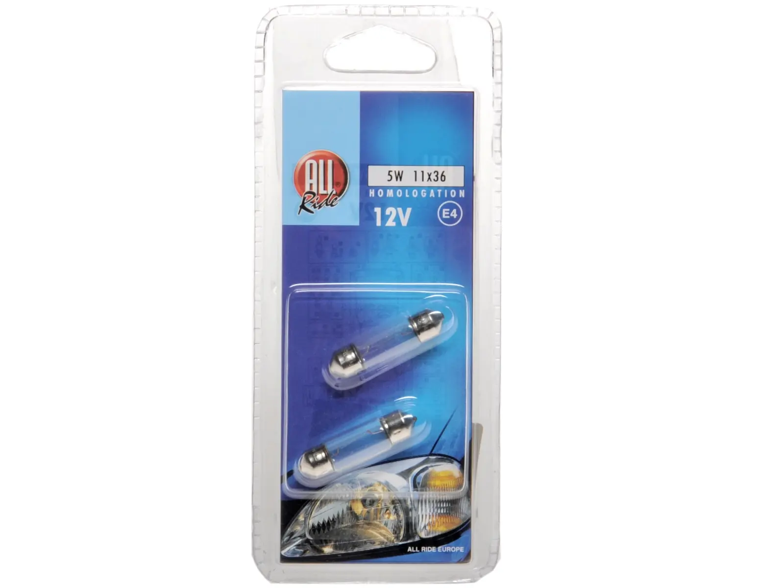 Soffitte 12V/5W S8,5 11x38  2erBlister