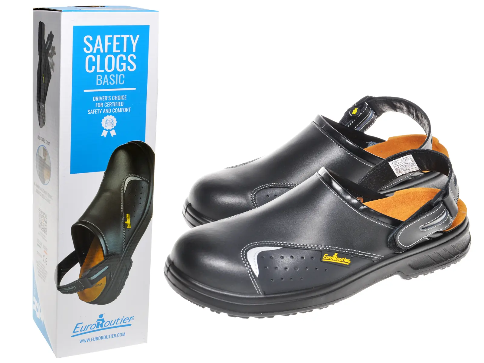 EuroRoutier Sicherheitsschuh Safety Clogs, Gr. 43